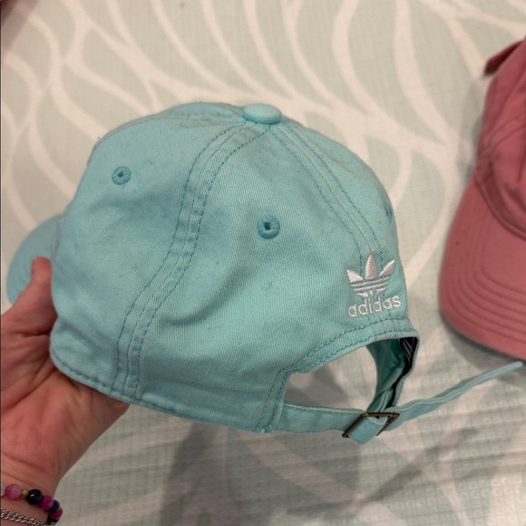 Adidas Trio of Teal, Maroon, and Light Gray Caps main image 10